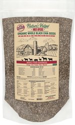 Nature's Helper Multi-Species Organic Whole Black Chia Seeds with Cinnamon Flavor, 4.5-lb bag