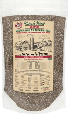 Show full view: Nature's Helper Multi-Species Organic Whole Black Chia Seeds with Cinnamon Flavor, 4.5-lb bag slide 1 of 2