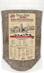 Nature's Helper Multi-Species Organic Whole Black Chia Seeds with Pumpkin Flavor, 4.5-lb bag