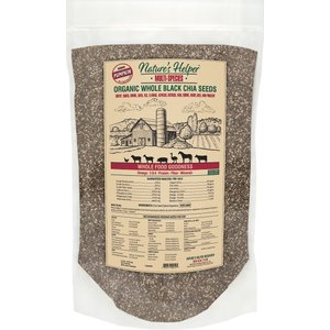 Nature's Helper Multi-Species Organic Whole Black Chia Seeds with Pumpkin Flavor, 4.5-lb bag