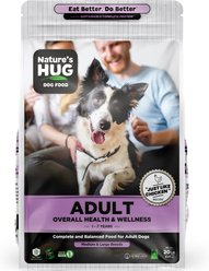 Nature's HUG Non-GMO Grain-Free Overall Health & Wellness Adult Medium & Large Breed Dry Dog Food, 20-lb bag