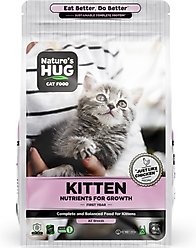 Nature's HUG Non-GMO Grain-Free Nutrients for Growth Kitten Dry Cat Food, 4-lb bag