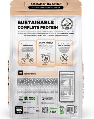 Show full view: Nature's HUG Non-GMO Grain-Free Senior Supports Vitality Senior Dry Cat Food, 4-lb bag slide 3 of 4