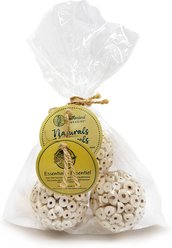 Natures Instincts Sola Ata Ball Exercise Chew Small Animal Toy, 3.15-in, Natural, 3 count slide 2 of 3