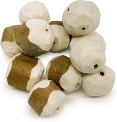 Natures Instincts Sola Guliball with & Without Skin Exercise Chew Small Animal Toy, 1-in, Natural, 12 count