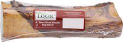 Nature's Logic 100% Natural 7- 8" Center Cut Hind Shank Bone, Dog Chew Treat, 2 count