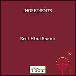 Nature's Logic 100% Natural 7- 8" Center Cut Hind Shank Bone, Dog Chew Treat, 2 count bundle slide 2 of 5