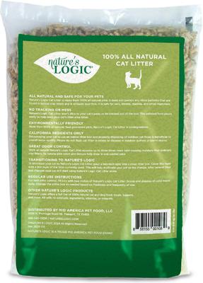 Show full view: Nature's Logic 100% Natural Pine Unscented Non-Clumping Litter for Cats & Small Pets, 12-lb bag slide 3 of 8