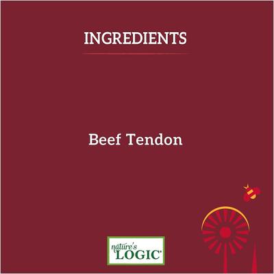 Show full view: Nature's Logic 100% Natural Beef Tendon Dog Chew Treats, 1-lb bag slide 6 of 9
