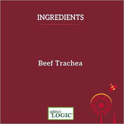 Show full view: Nature's Logic 100% Natural Beef Trachea Dog Chew Treats, 1-lb bag slide 6 of 10