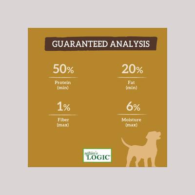 Show full view: Nature's Logic 100% Natural Canine Chicken Meal Feast All Life Stages Grain-Free Dry Dog Food, 25-lb bag slide 7 of 10