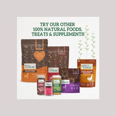 Show full view: Nature's Logic 100% Natural Canine Chicken Meal Feast All Life Stages Grain-Free Dry Dog Food, 4.4-lb bag slide 8 of 10