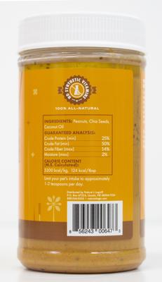 Show full view: Nature's Logic 100% Natural Canine Peanut Butter Spread Lickable Dog Treat, 12-oz jar slide 5 of 11