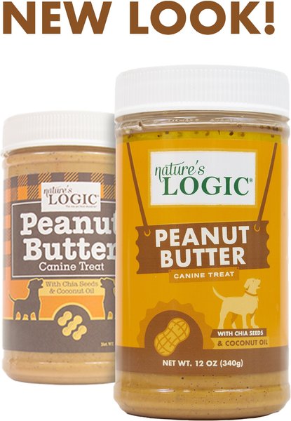 Nature's Logic 100% Natural Canine Peanut Butter Spread Lickable Dog Treat