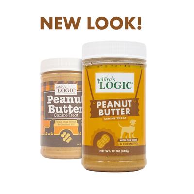 Show full view: Nature's Logic 100% Natural Canine Peanut Butter Spread Lickable Dog Treat, 12-oz jar slide 3 of 11