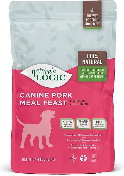 Nature's Logic Canine Pork Meal Feast All Life Stages Dry Dog Food Nature's Logic Canine Pork Meal Feast All Life Stages Dry Dog Food