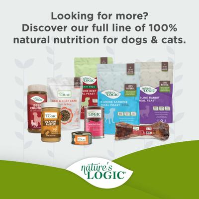 Show full view: Nature's Logic 100% Natural Canine Sardine Feast All Life Stages Grain-Free Wet Dog Food, 13.2-oz, case of 12 slide 8 of 10