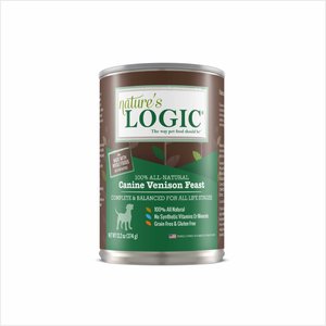 Nature's Logic Canine Venison Feast All Life Stages Grain-Free Canned Dog Food Nature's Logic Canine Venison Feast All Life Stages Grain-Free Canned Dog Food