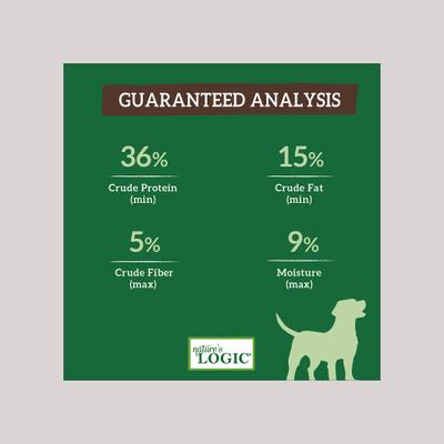 Show full view: Nature's Logic 100% Natural Canine Venison Meal Feast All Life Stages Dry Dog Food, 13-lb bag slide 8 of 11