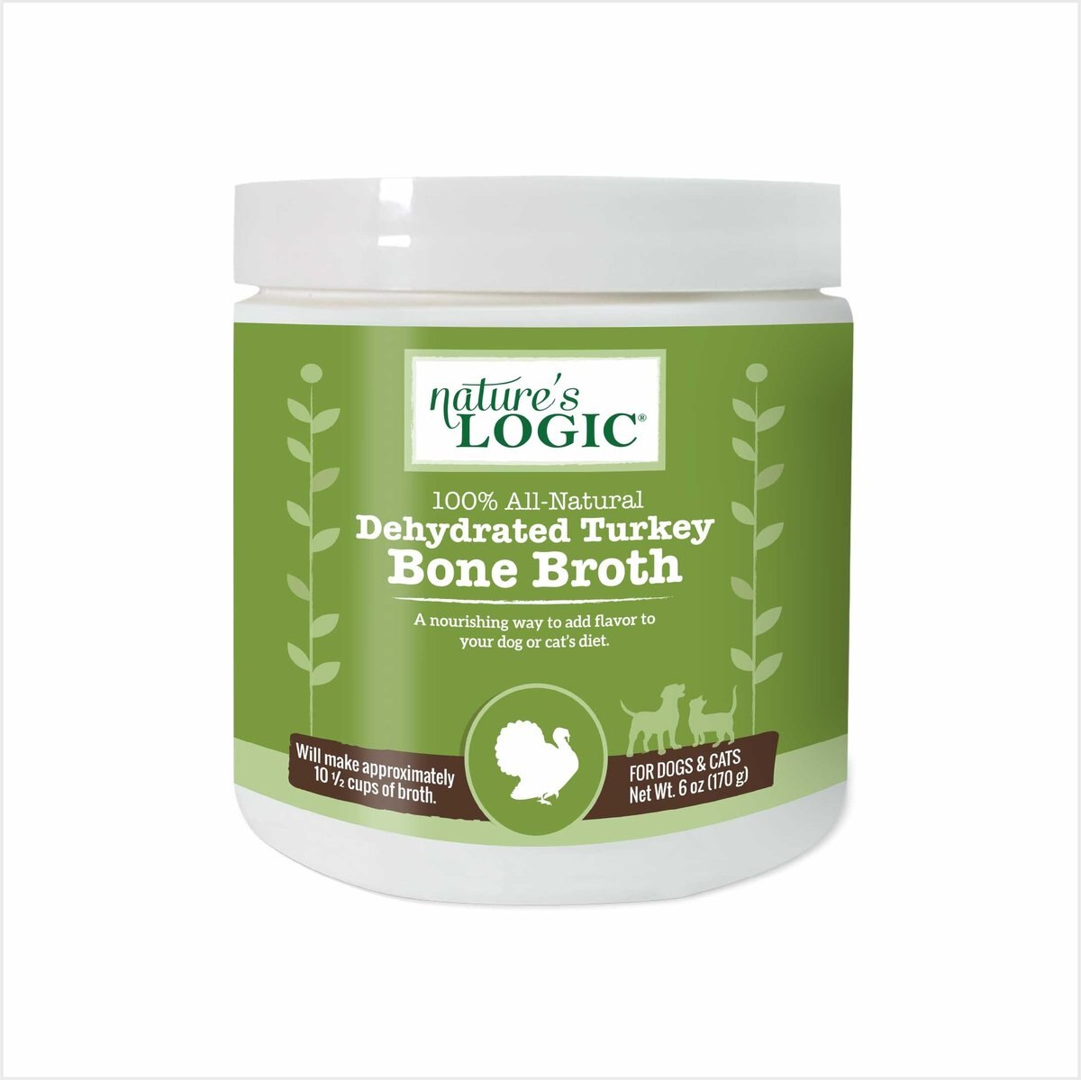Only Natural Pet Free-Range Turkey Bone Broth Human-Grade Dog & Cat Food Topper