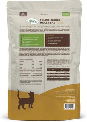 Show full view: Nature's Logic 100% Natural Feline Chicken Meal Feast All Life Stages Dry Cat Food, 7.7-lb bag slide 4 of 10