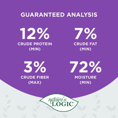 Show full view: Nature's Logic 100% Natural Feline Rabbit Feast Grain-Free Wet Cat Food, 5.5-oz, case of 24 slide 7 of 11