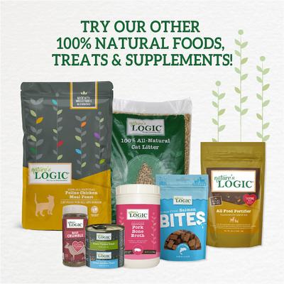 Show full view: Nature's Logic 100% Natural Feline Rabbit Meal Feast All Life Stages Dry Cat Food, 7.7-lb bag slide 10 of 12