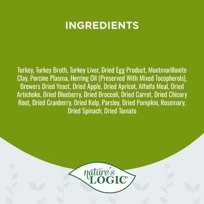 Show full view: Nature's Logic 100% Natural Feline Turkey Feast Grain-Free Wet Cat Food, 5.5-oz, case of 24 slide 6 of 11