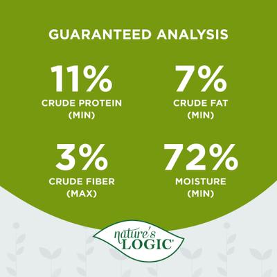 Show full view: Nature's Logic 100% Natural Feline Turkey Feast Grain-Free Wet Cat Food, 5.5-oz, case of 24 slide 7 of 11