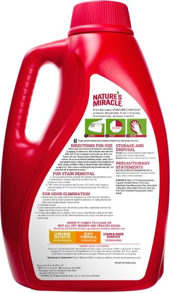 Odor Remover Advanced Stain And Odor Eliminator NATURE'S MIRACLE