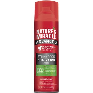 Nature's Miracle Advanced Dog Stain & Odor Foam Aerosol Spray, 17.5-fl oz bottle