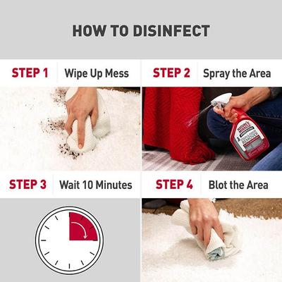 Show full view: Nature's Miracle Advanced Platinum Cat Stain & Odor Remover & Virus Disinfectant, 32-fl oz bottle slide 5 of 11