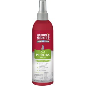 Nature's Miracle Advanced Platinum Indoor Training Aid Cat Repellent Spray, 8-fl oz bottle