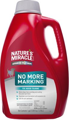 Show full view: Nature's Miracle Advanced Platinum No More Marking Pet Stain & Odor Remover, 128-fl oz bottle slide 1 of 12