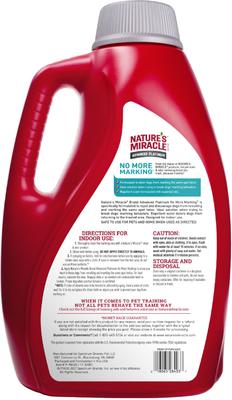 Show full view: Nature's Miracle Advanced Platinum No More Marking Pet Stain & Odor Remover, 128-fl oz bottle slide 2 of 12