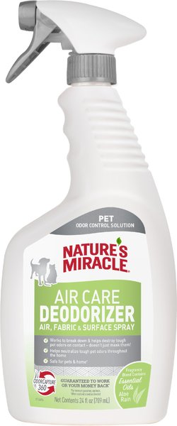 Show full view: Nature's Miracle Air, Fabric & Surface Pet Deodorizer Spray, 24-fl oz bottle, Aloe Rain Scent slide 1 of 11