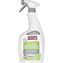 Nature's Miracle Air, Fabric & Surface Pet Deodorizer Spray, 24-fl oz bottle, Aloe Rain Scent