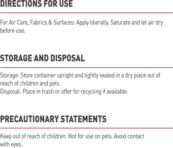 Show full view: Nature's Miracle Air, Fabric & Surface Pet Deodorizer Spray, 24-fl oz bottle, Aloe Rain Scent slide 3 of 11