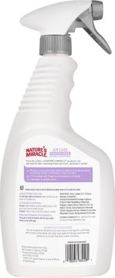 Show full view: Nature's Miracle Air, Fabric & Surface Pet Deodorizer Spray, 24-fl oz bottle, Lavender & Vanilla Scent slide 2 of 9