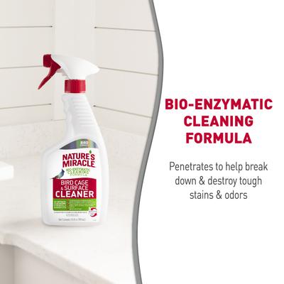 Show full view: Nature's Miracle Bird Cage & Surface Cleaner Spray, 24-oz bottle slide 7 of 8
