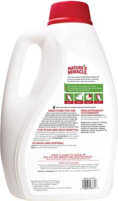 Show full view: Nature's Miracle Cat Urine Destroyer Plus Enzymatic Formula Stain Remover, 1-gal bottle slide 2 of 11