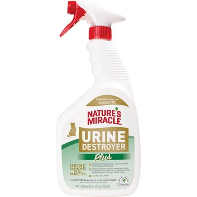 Nature's Miracle Nature's Miracle Cat Urine Destroyer Plus Enzymatic Formula Stain Remover, 32-fl oz bottle