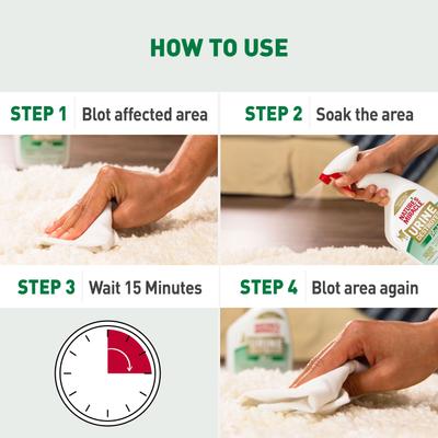 Show full view: Nature's Miracle Cat Urine Destroyer Plus Enzymatic Formula Stain Remover, 32-fl oz bottle slide 4 of 11