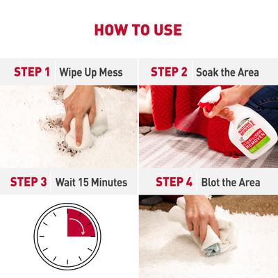 Show full view: Nature's Miracle Dog Enzymatic Stain Remover & Odor Eliminator, Melon Burst Scent, 32-fl oz bottle slide 4 of 12