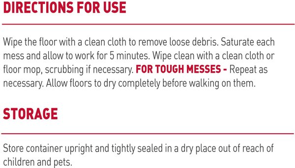 Show full view: Nature's Miracle Dual Action Hard Floor Stain & Odor Remover, 24-fl oz bottle slide 3 of 12