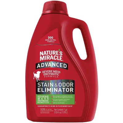 Nature's Miracle Nature's Miracle Enzymatic Formula Advanced Dog Stain & Odor Eliminator, 1-gal bottle, Fresh Scent