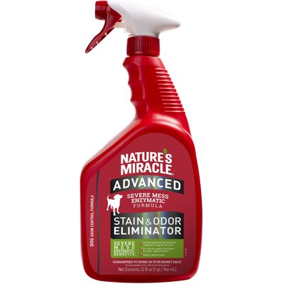 Nature's Miracle Nature's Miracle Enzymatic Formula Advanced Dog Stain & Odor Eliminator, 32-fl oz bottle, Fresh Scent