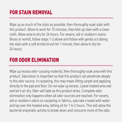 Show full view: Nature's Miracle Enzymatic Formula Advanced Dog Stain & Odor Eliminator, 32-fl oz bottle, Fresh Scent slide 6 of 11
