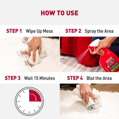 Show full view: Nature's Miracle Enzymatic Formula Advanced Stain & Odor Eliminator, 128-fl oz bottle, Sunny Lemon Scent slide 3 of 12