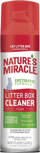 Show full view: Nature's Miracle Enzymatic Formula Cat Litter Box Cleaner, 17.5-fl oz bottle slide 1 of 7